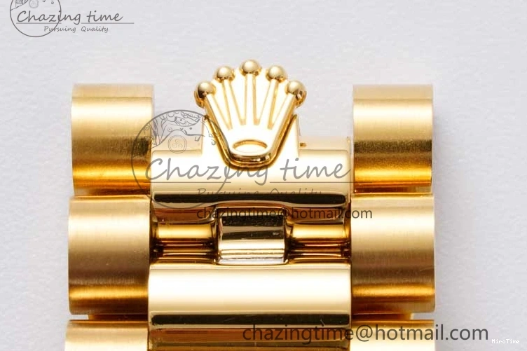 MiroTime 0321 NewStyle Day Date 36 YG RAF Best Edition Black No Marker on YG Bracelet A 2019